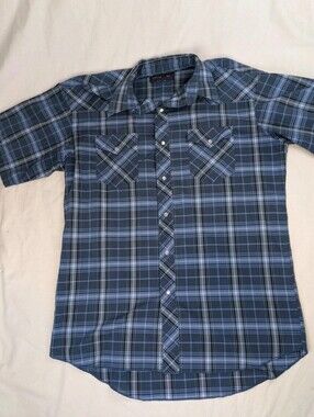 Men's Wrangler Pearl Snap Tshirt Lightweight